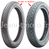 2 Pneus neufs 3.25x19 +...